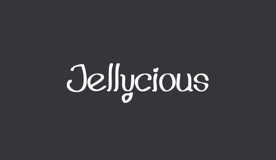 jellycious font big