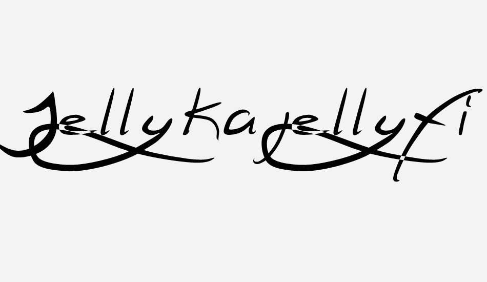 Jellyka jellyfish font big