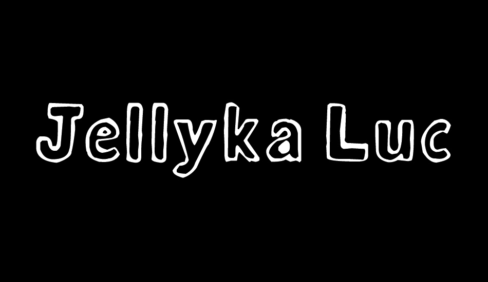 Jellyka Lucky Day font big