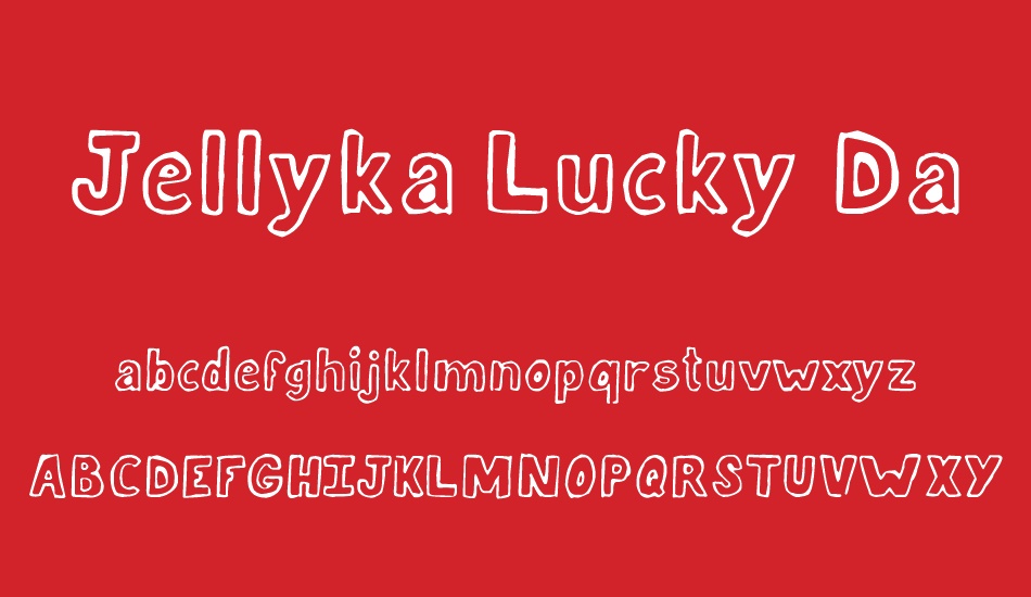 Jellyka Lucky Day font