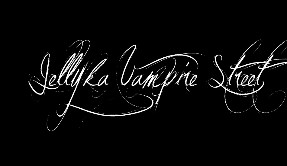 Jellyka Vampire Street font big