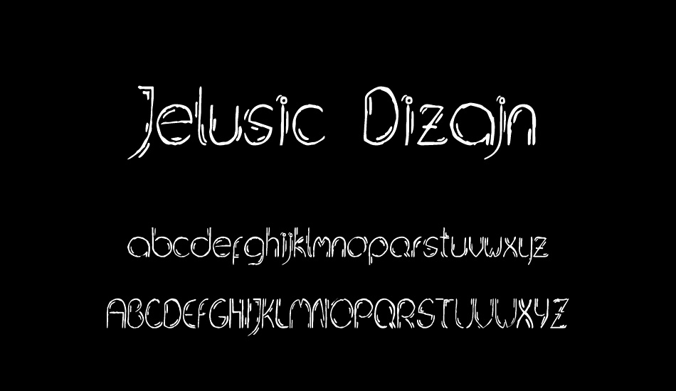 Jelusic Dizajn font