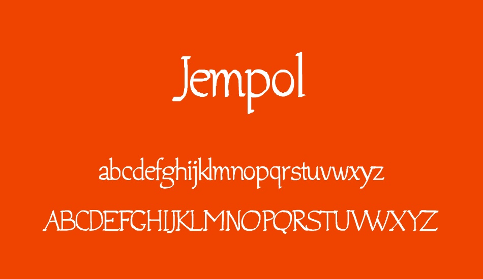 Jempol font