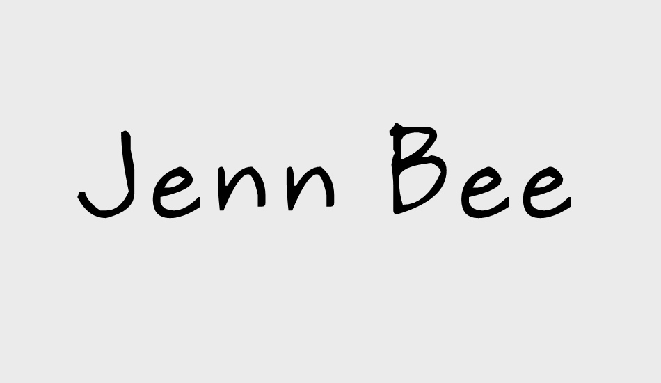 Jenn Bee font big