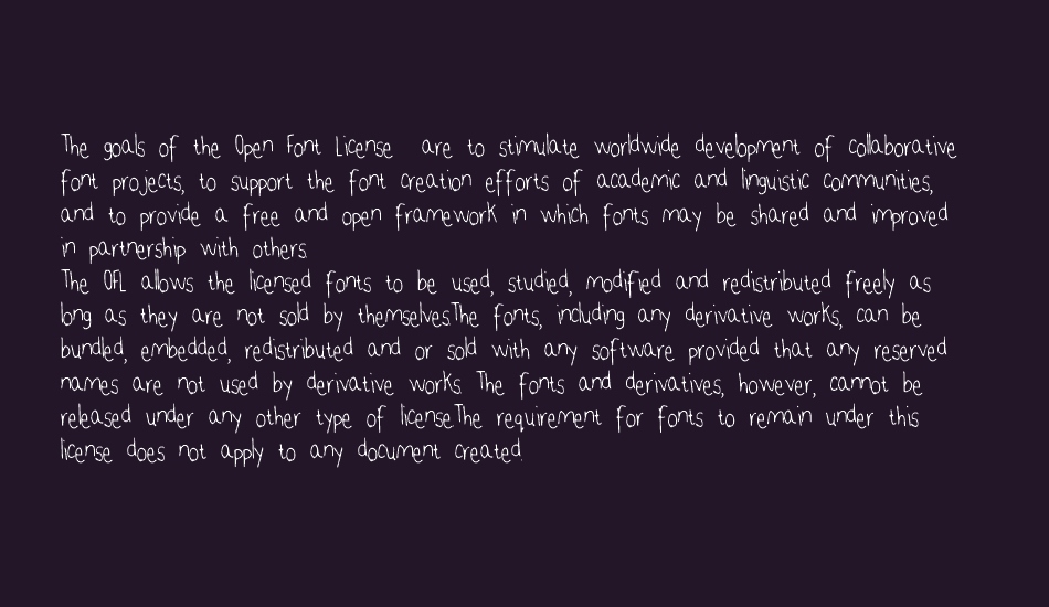 Jenns Handwriting font 1