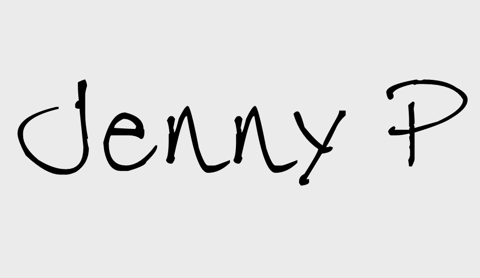 Jenny Penny font big