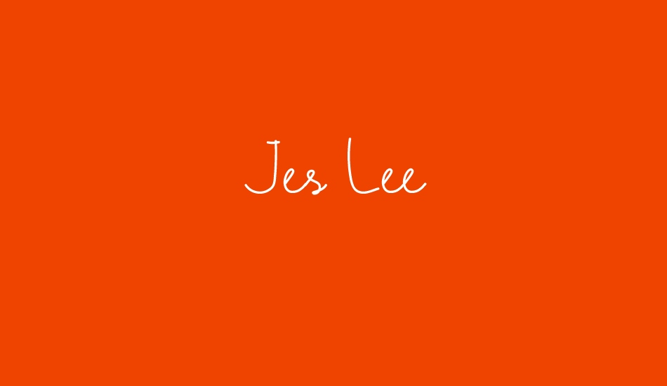 Jes Lee font big