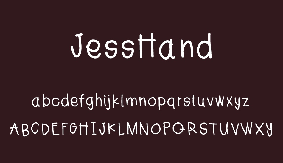 JessHand font