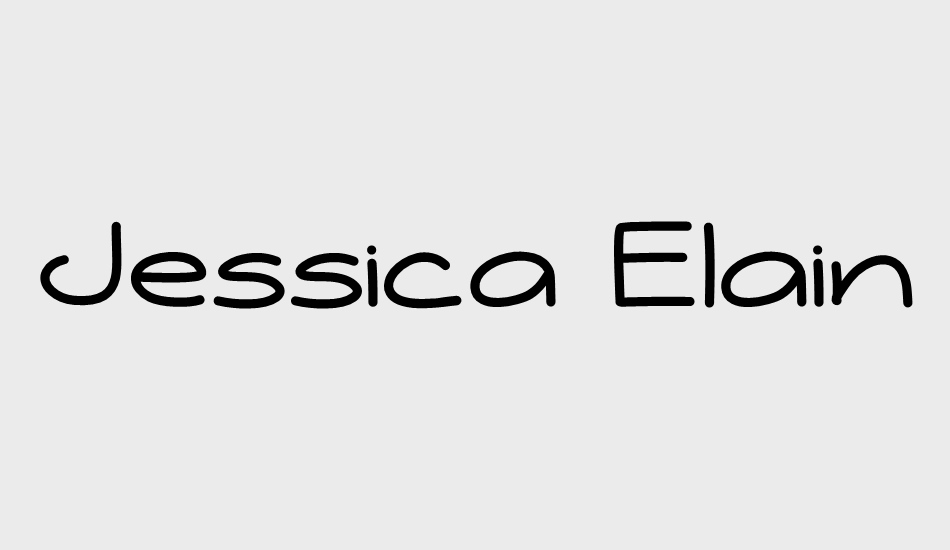 Jessica Elaine font big