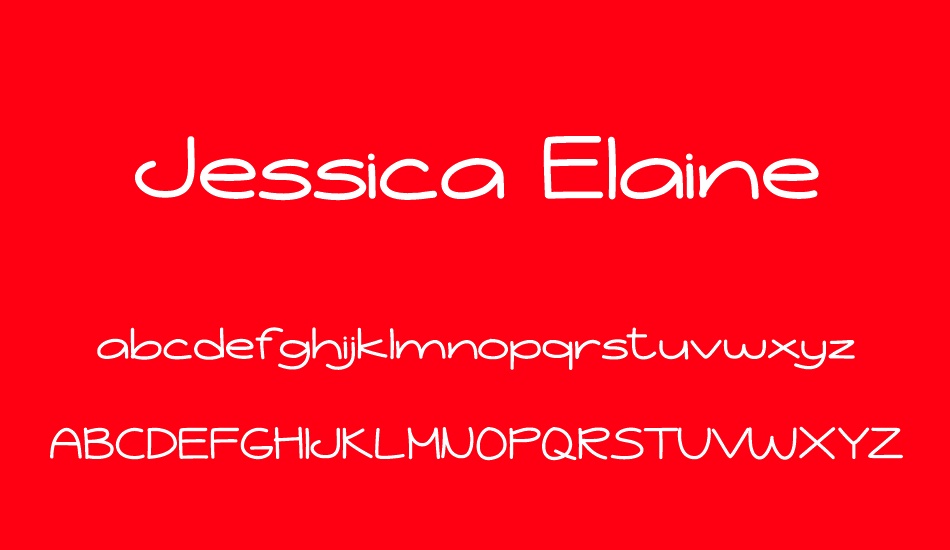 Jessica Elaine font