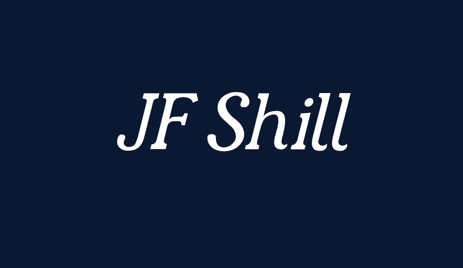 JF Shill font big