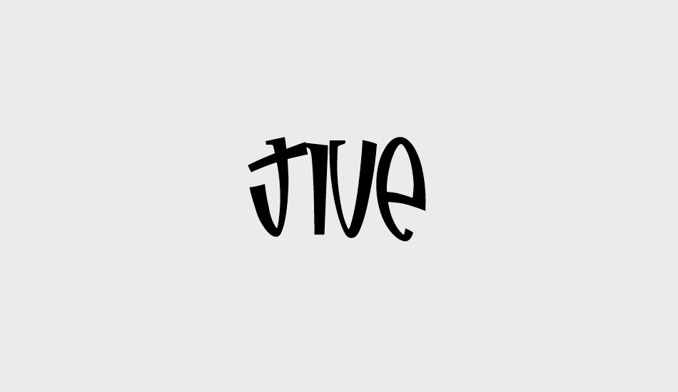 Jive font big