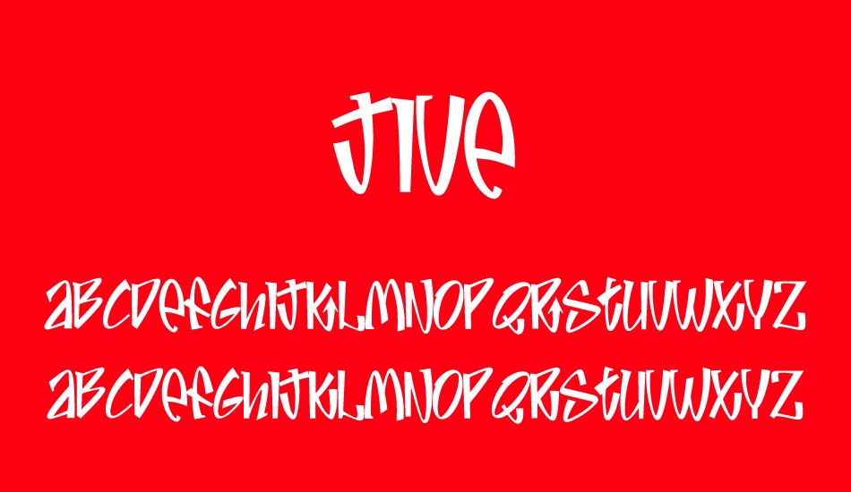 Jive font