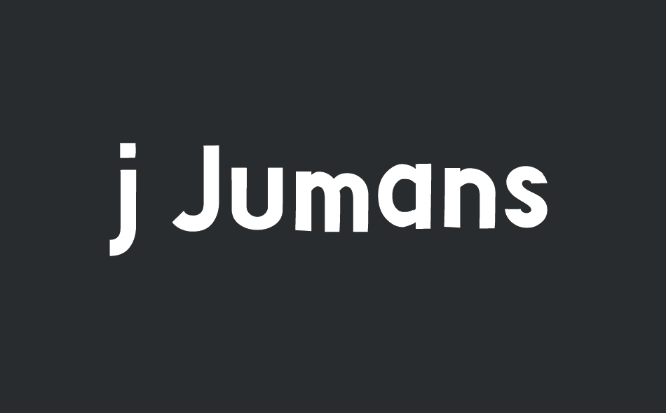 j Jumans font big