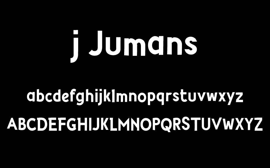 j Jumans font