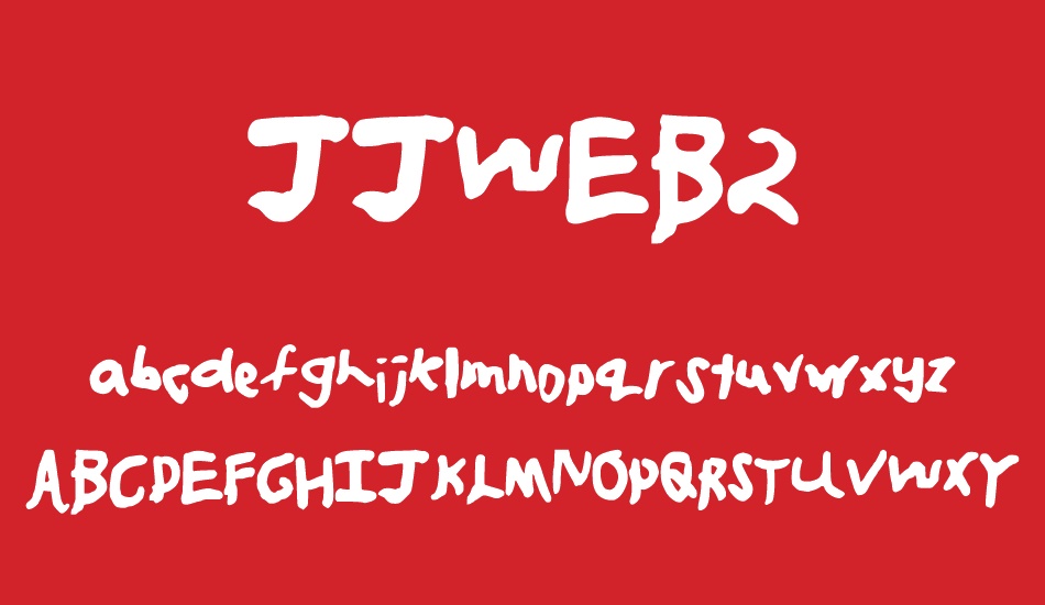 JJWEB2 font