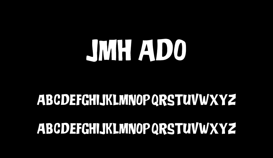 JMH ADO font