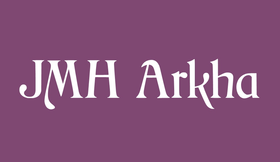 JMH Arkham font big