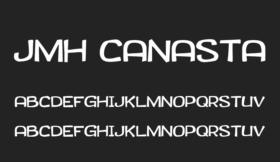 JMH CANASTA font