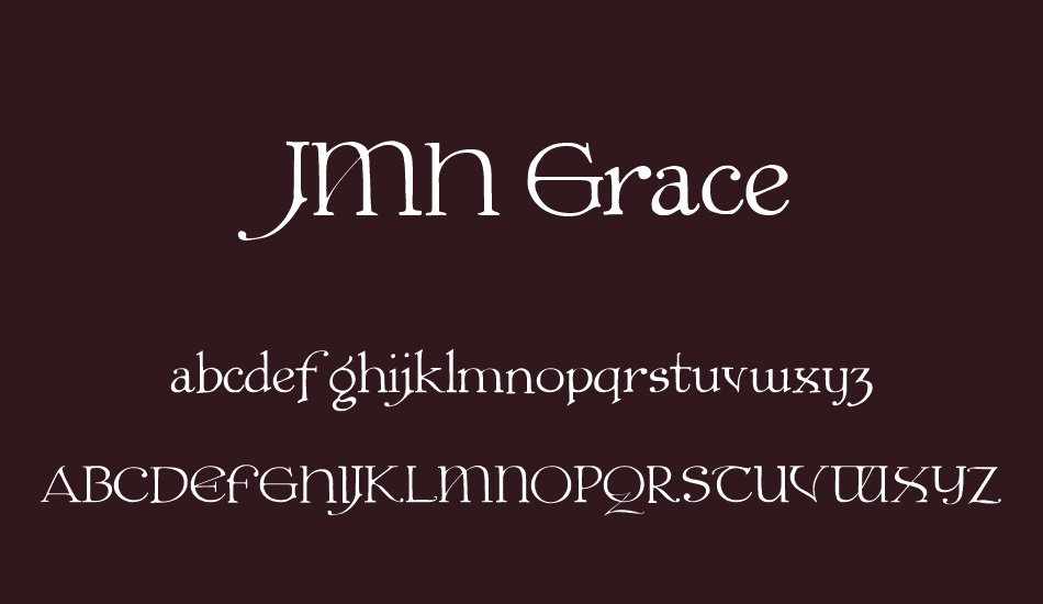 JMH Grace font