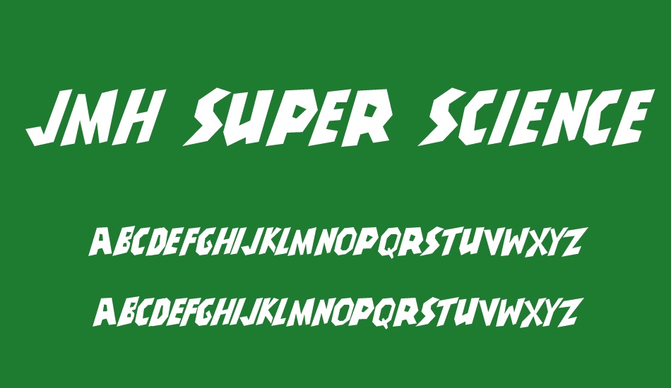JMH Super Science font