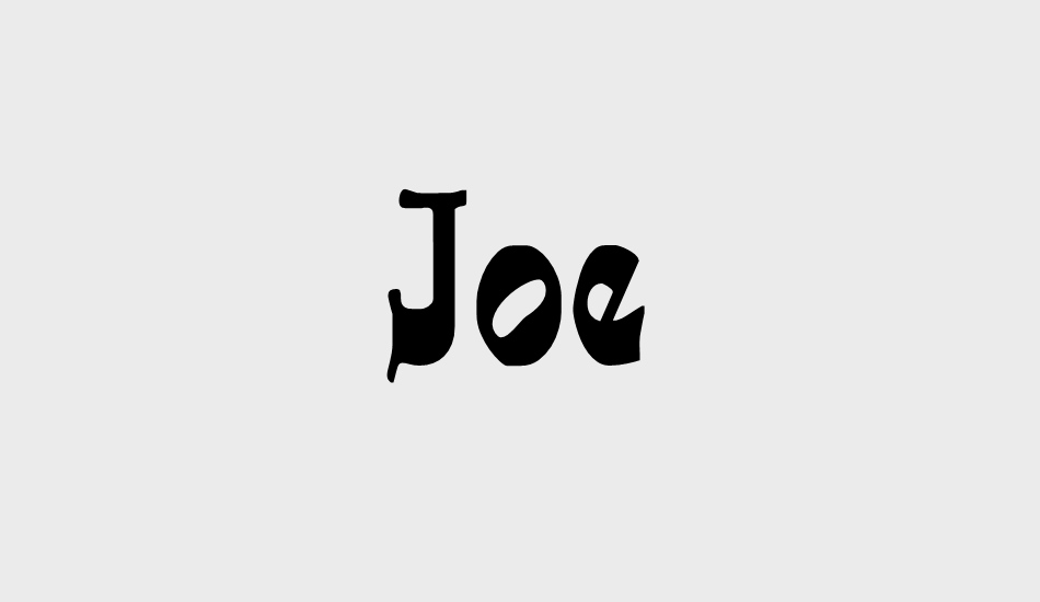 Joe font big