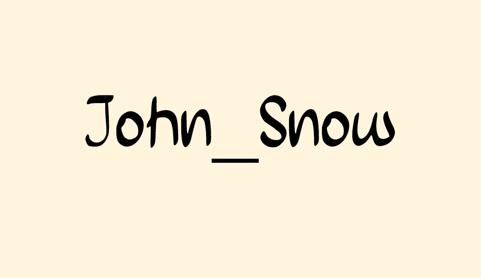 John_Snow font big