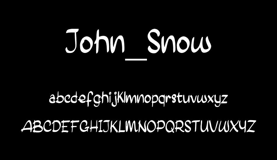 John_Snow font