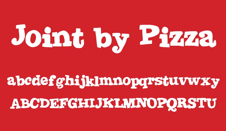 Joint by PizzaDude font