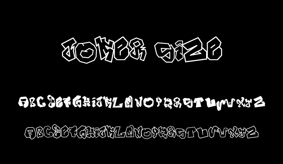 JOKER SIZE font