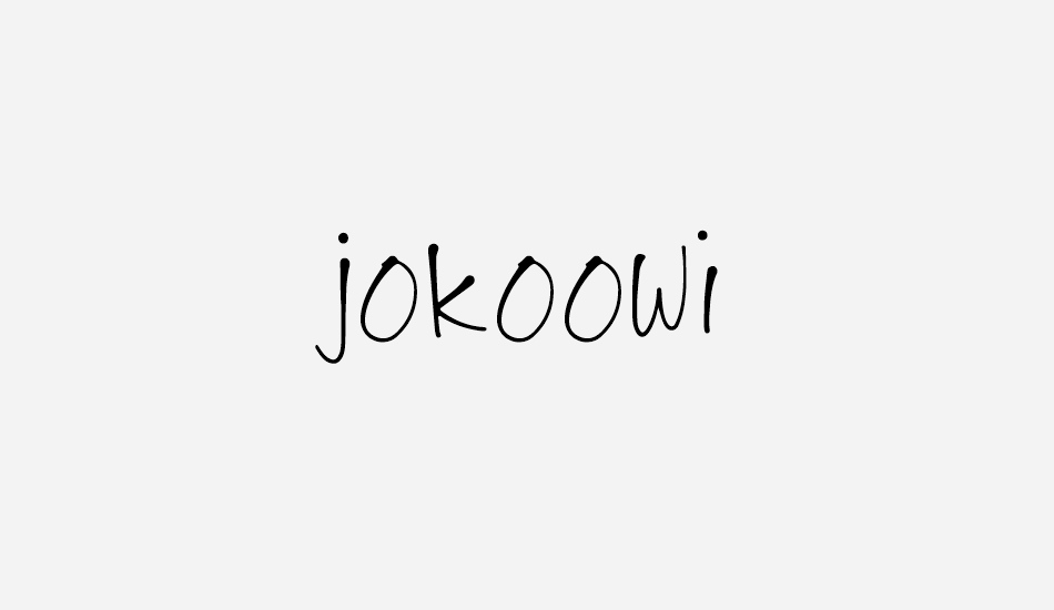 jokoowi font big