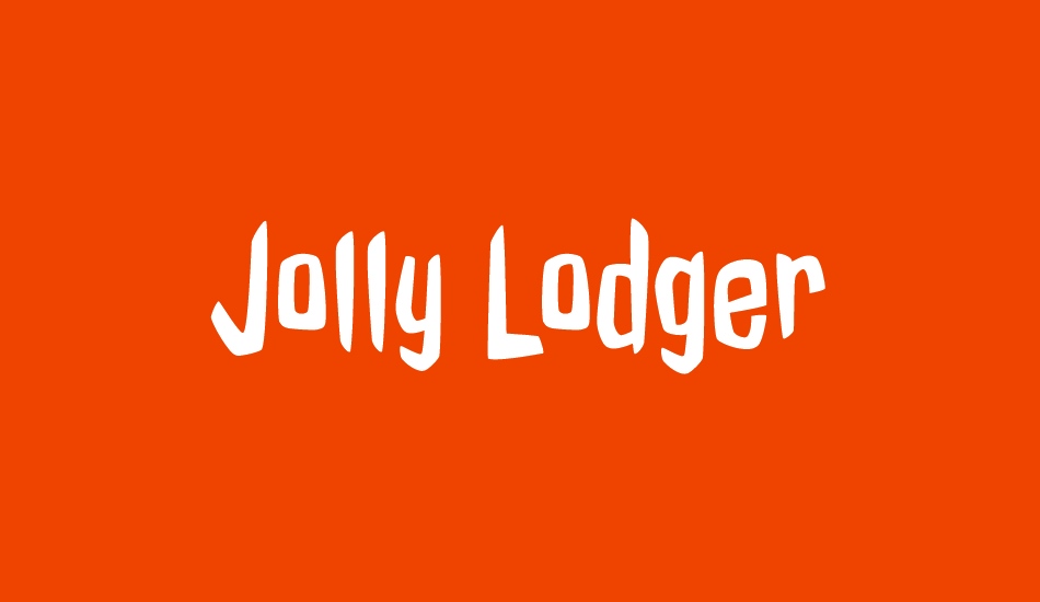 Jolly Lodger font big