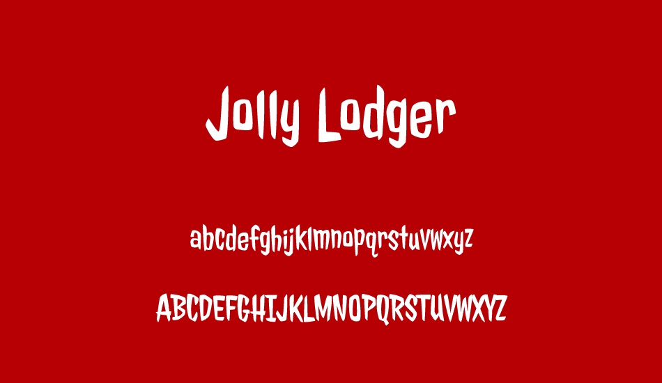 Jolly Lodger font