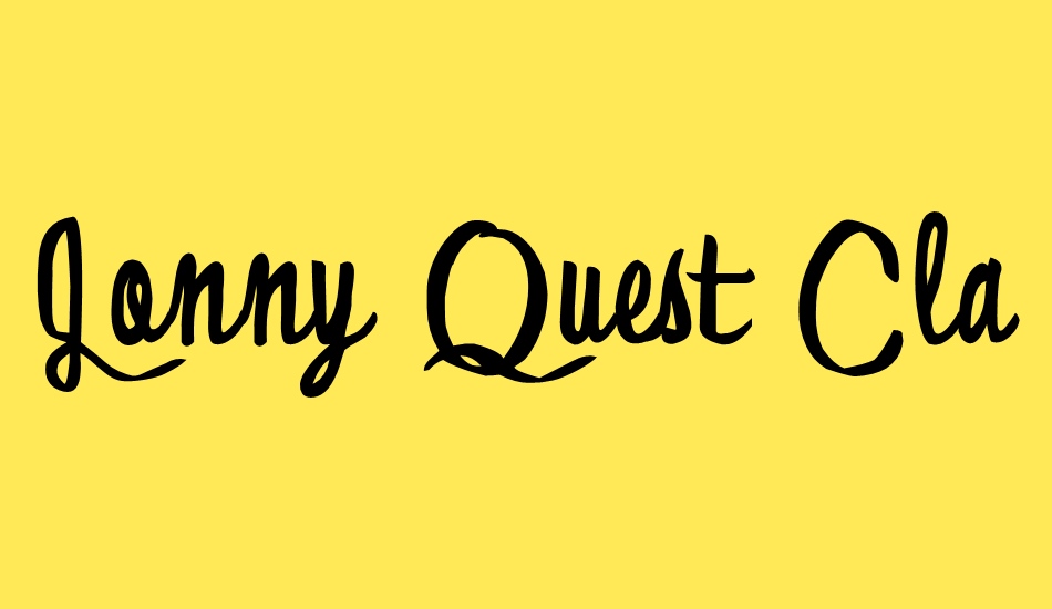 Jonny Quest Classic font big