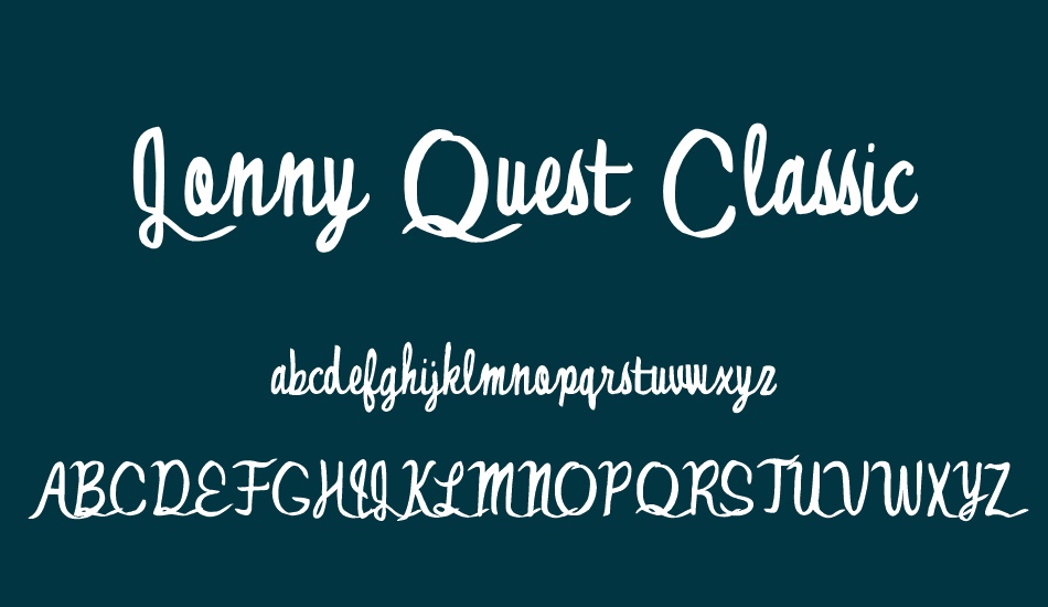 Jonny Quest Classic font