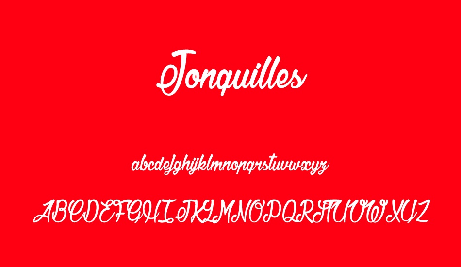 Jonquilles font