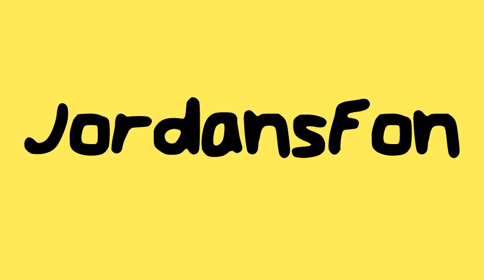 JordansFontt font big