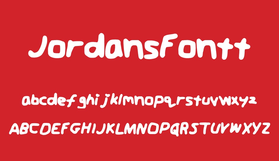 JordansFontt font