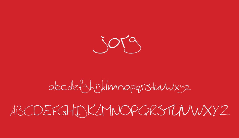 jorg font