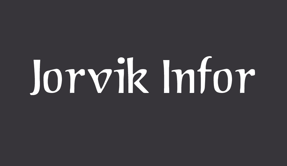 Jorvik Informal font big