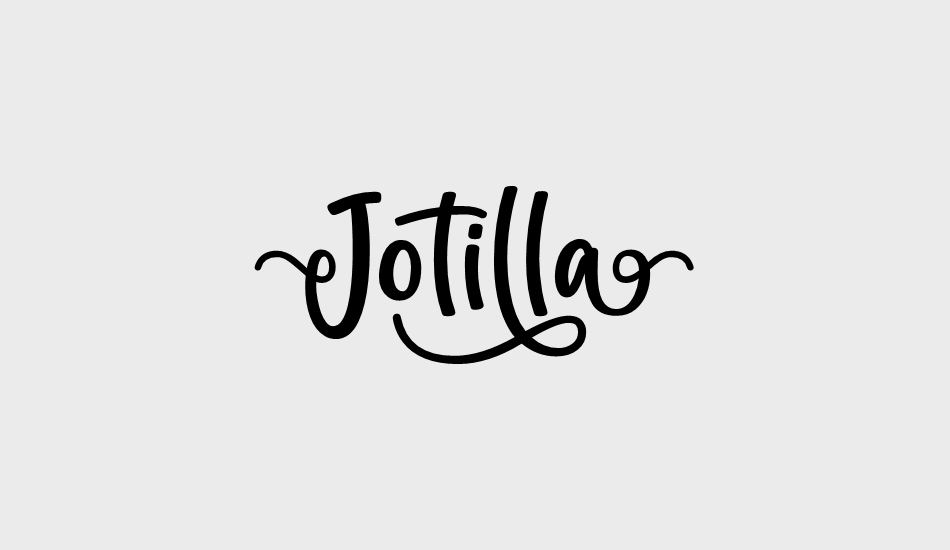 Jotilla font big