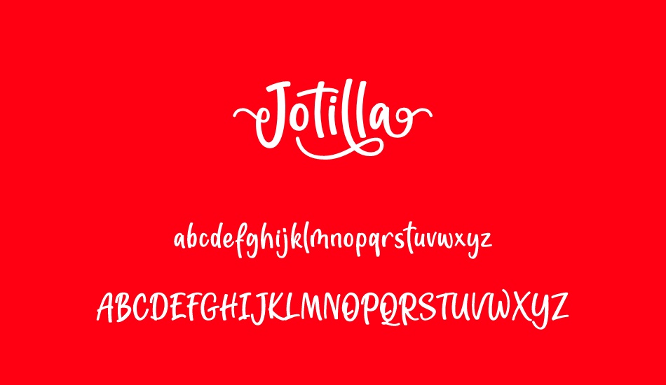 Jotilla font