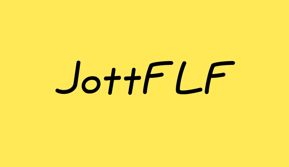 JottFLF font big