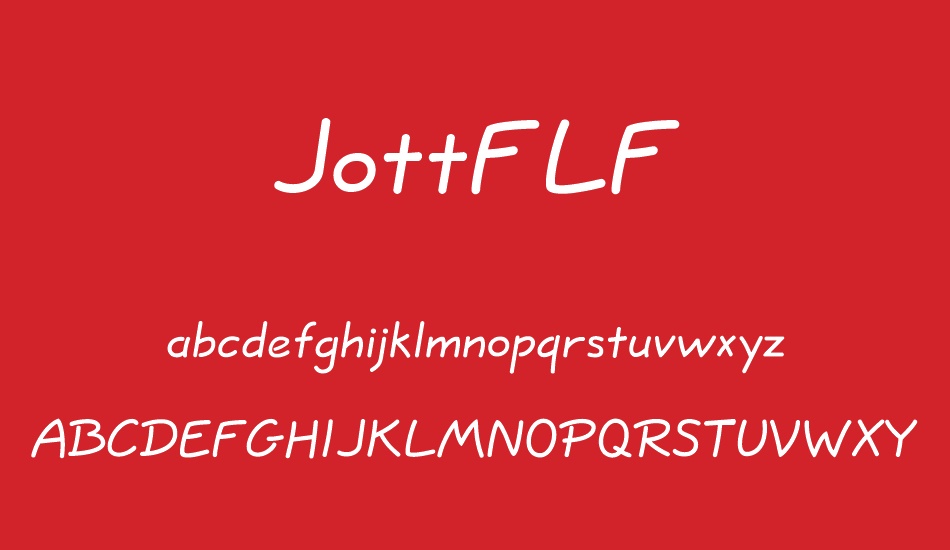 JottFLF font