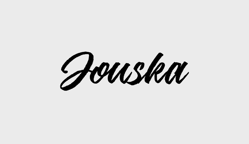 Jouska Regular font big