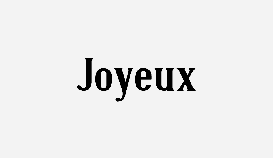 Joyeux font big