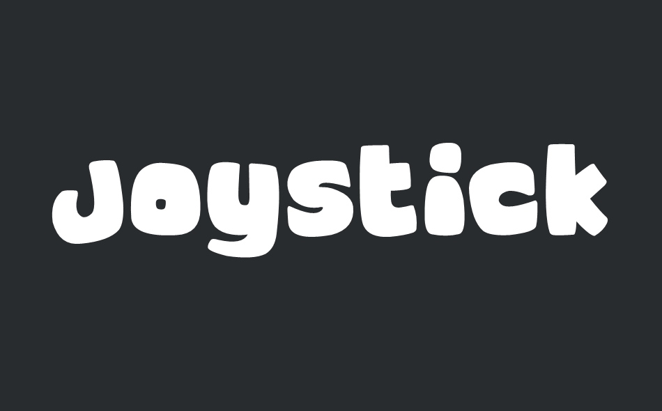 Joystick font big