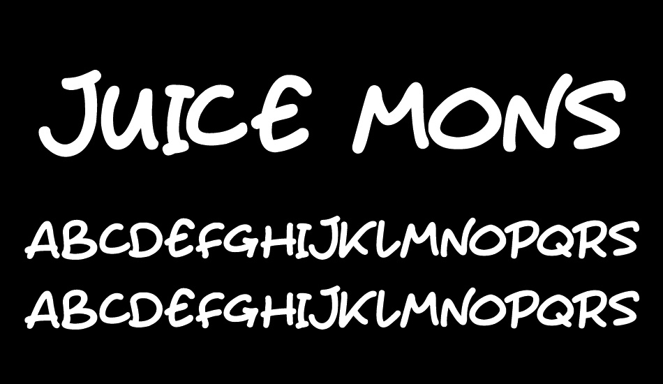 Juice Monster font