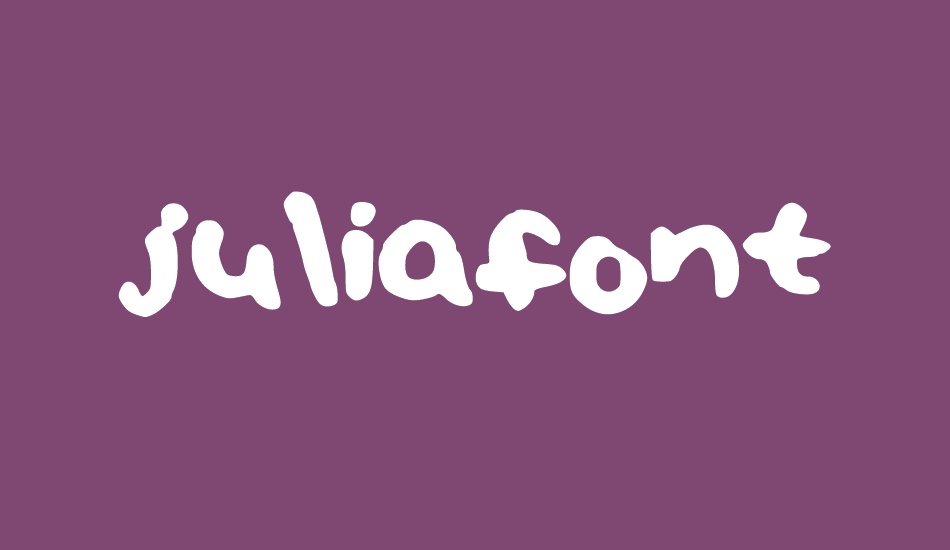 juliafont font big