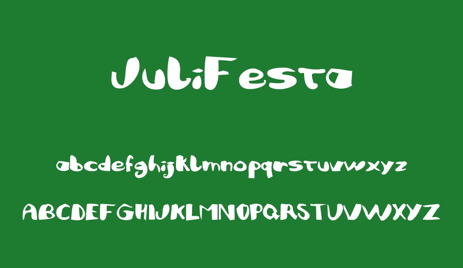 JuliFesta font